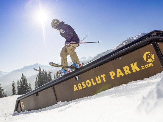 Snowboarden und Freestylen im Absolutpark in Flachauwinkl © Flachau Tourismus | zooom productions 